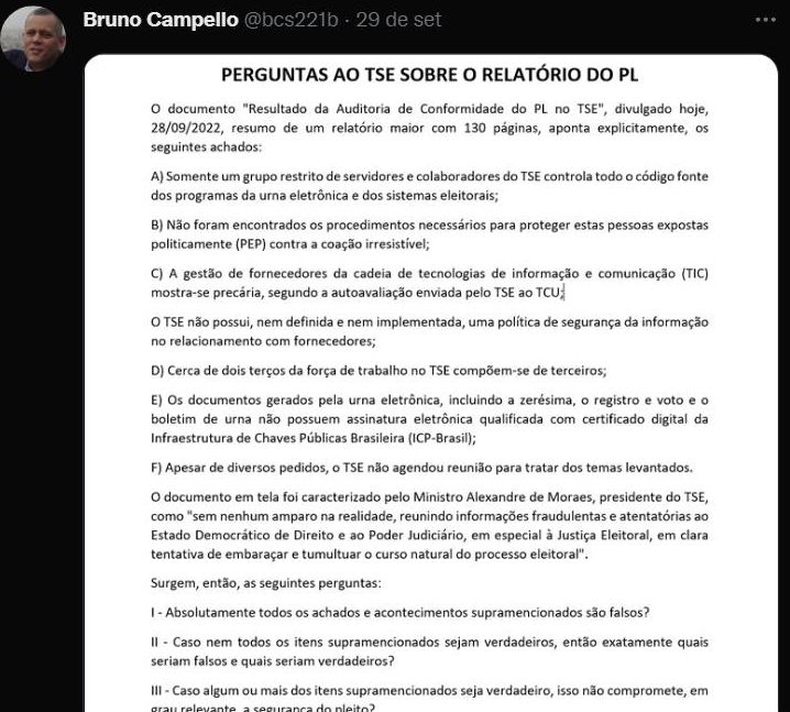 Bruno Campello produziu e divulgou Fakenews