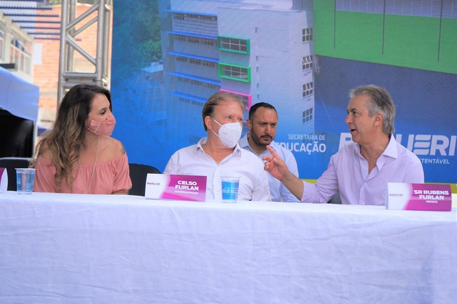 Prefeito Rubens Furlan entrega nova Emef Amador Aguiar no Parque Imperial  