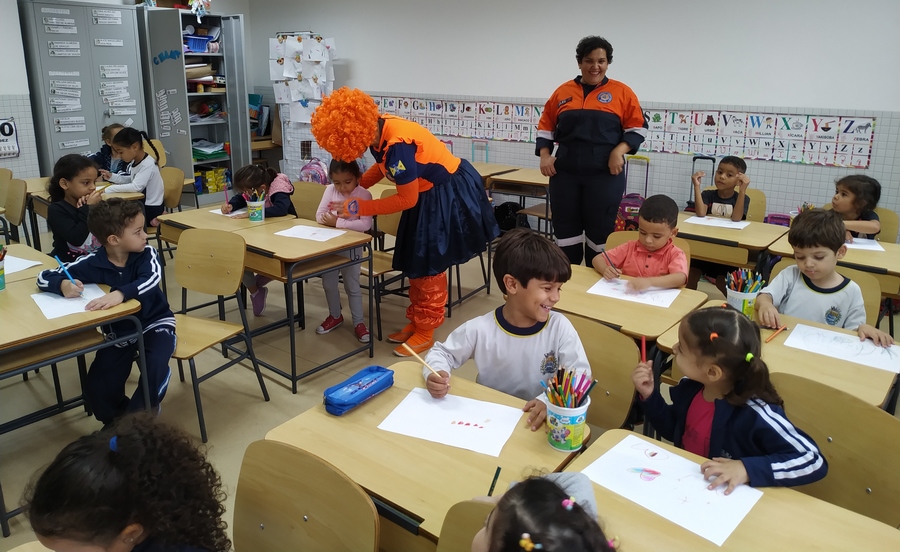 Defesa Civil na Escola inicia as palestras de prevenção de acidentes deste 1º semestre