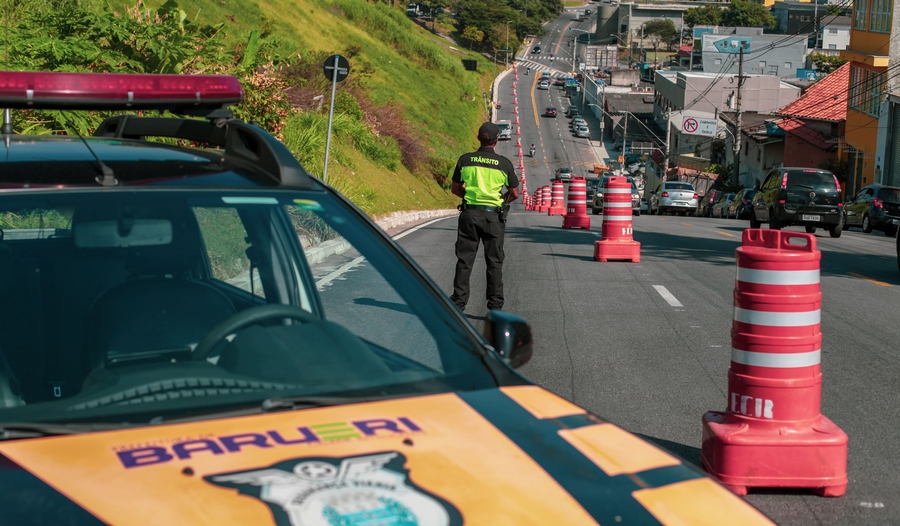 Barueri registra queda de 23% nos sinistros de trânsito 
