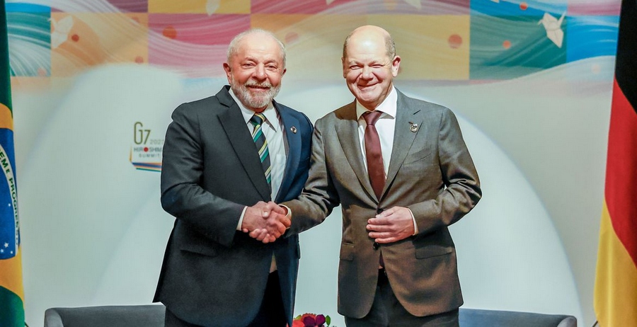 Lula fecha 2º dia no Japão com reunião com premiê alemão