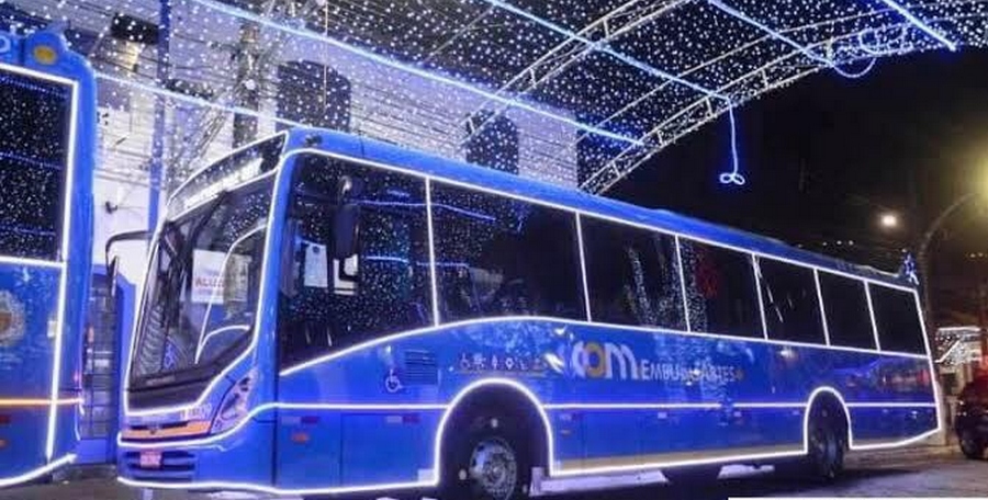 Embu terá ônibus gratuitos interligando as principais ruas da cidade ao Natal Iluminado 