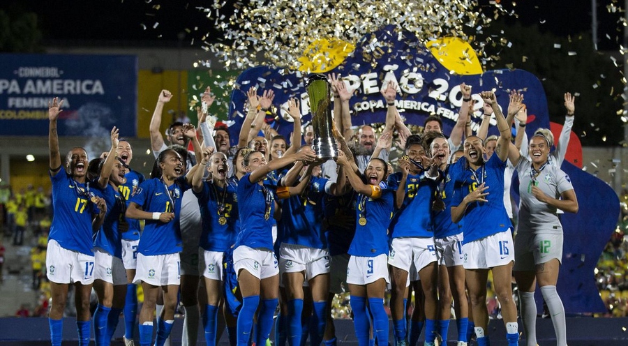 Futebol feminino: Brasil vence Copa América com 100% de aproveitamento