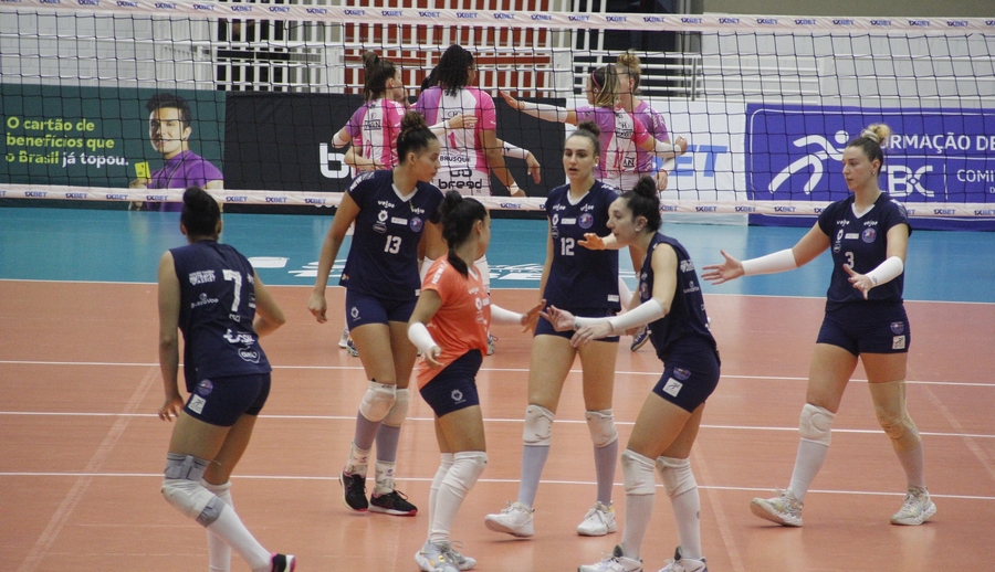 Vôlei Barueri vence equipe do Abel Moda e enfrenta Praia Clube nesta quinta-feira, dia 6 