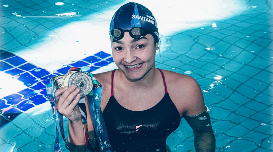 Nadadora parnaibana, Milena Barros é convocada para os Jogos Mundiais de Esportes Escolares 2023
