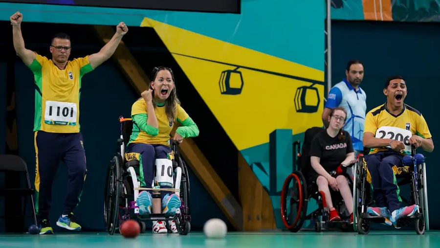 Parapan: Brasil quebra recorde de medalhas e bocha vai a Paris 2024