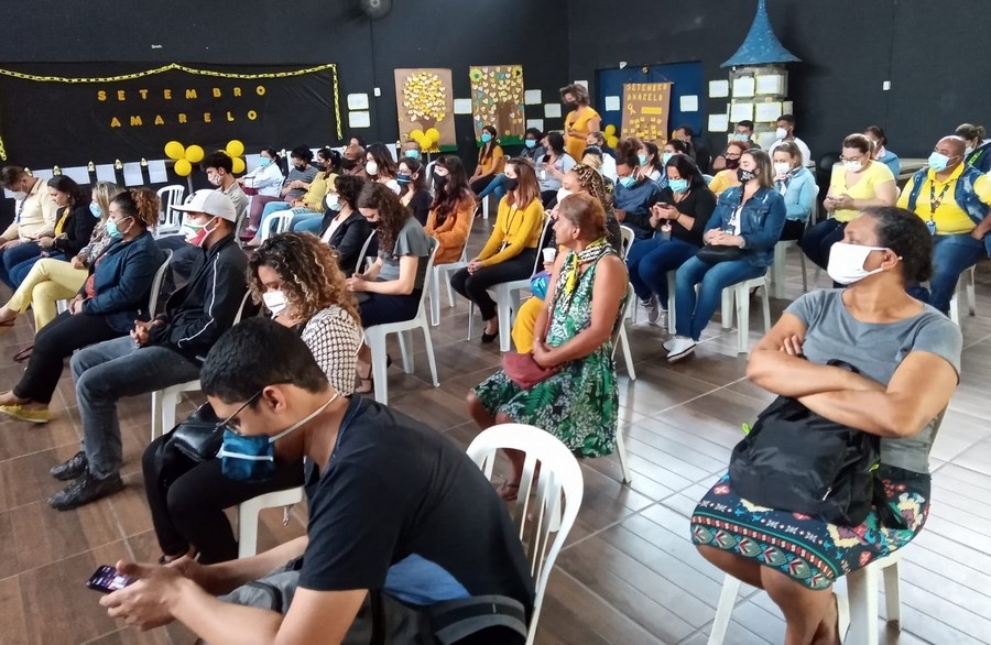 Saúde de Jandira promove evento de fechamento da Campanha Setembro Amarelo