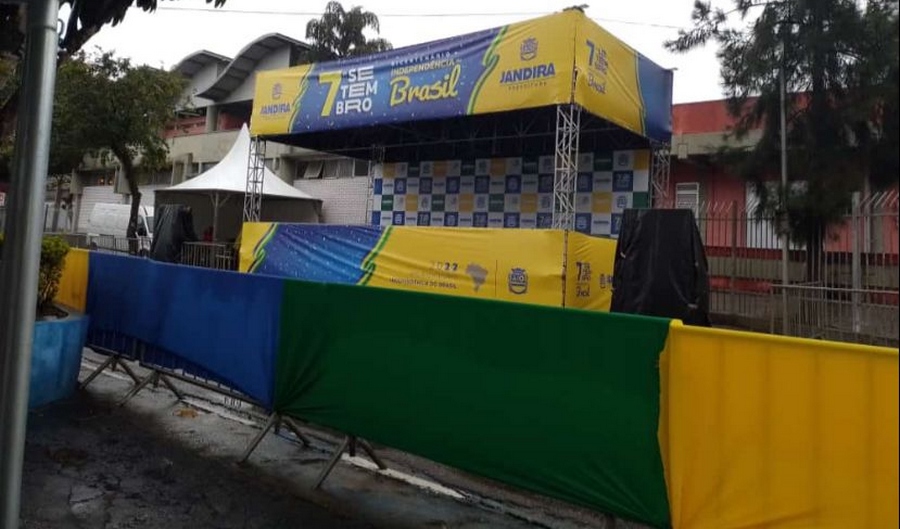 Por razões climáticas, Prefeitura de Jandira suspende Desfile de 7 de Setembro