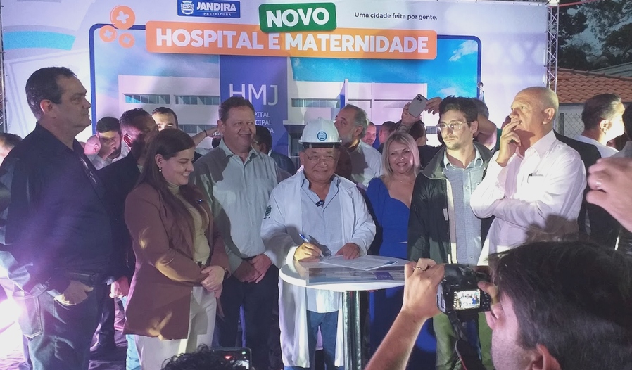 Doutor Sato inicia a construção do Hospital e Maternidade de Jandira