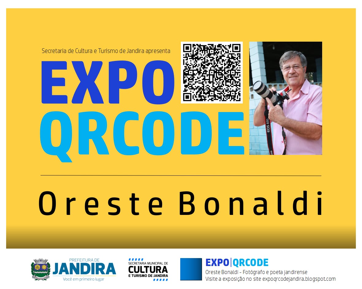 Fotógrafo e poeta, Oreste Bonaldi está na Expo QR Code 