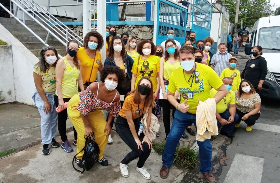 Saúde de Jandira realiza caminhada pela vida