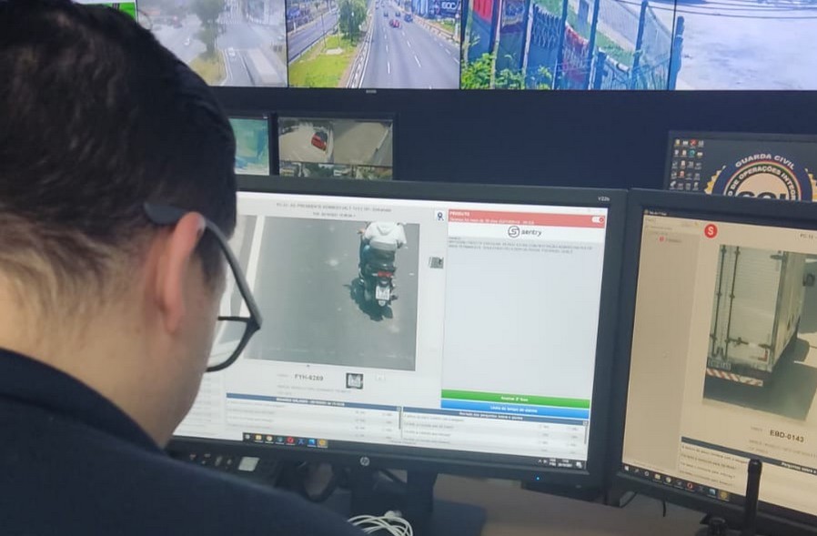 GCM Osasco apreende moto com chassi adulterado no Km 18 com ajuda do sistema Muralha
