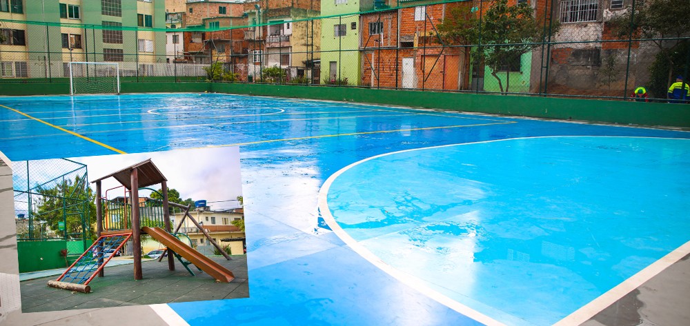 Prefeitura entrega reforma da quadra e da área de lazer do Munhoz Júnior