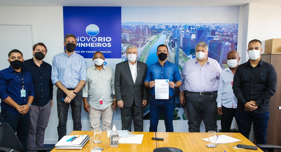 Rogério Lins é recebido por diretor-presidente da Sabesp