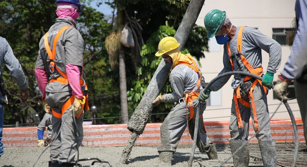 Obra do novo Hospital da Criança de Osasco está em fase de concretagem do 1º pavimento