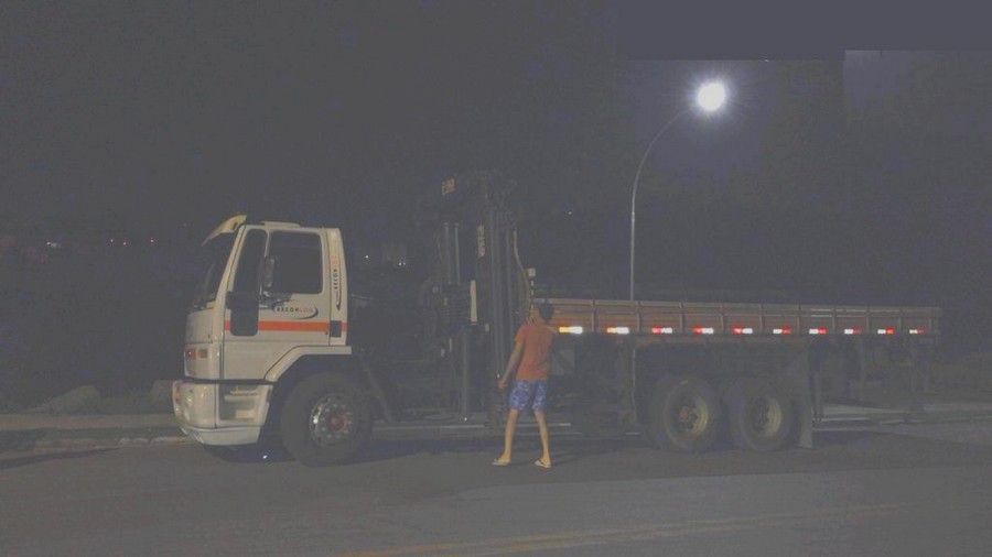 Caminhão furtado em Embu das Artes é recuperado pela GCM de Osasco