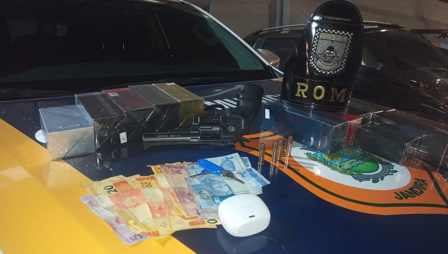 GCM de Jandira captura criminoso após roubar loja no centro da cidade