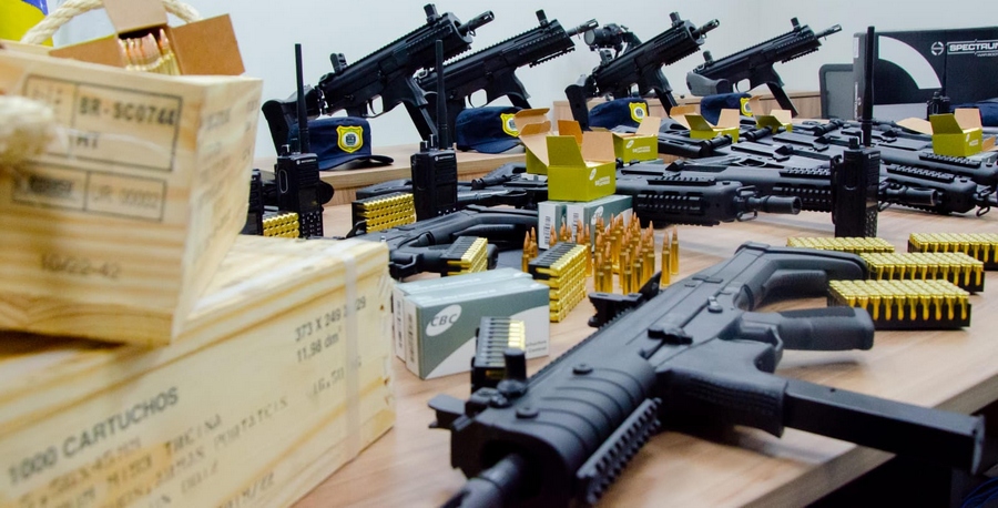  Doutor Sato apresenta novos armamentos adquiridos para a GCM de Jandira