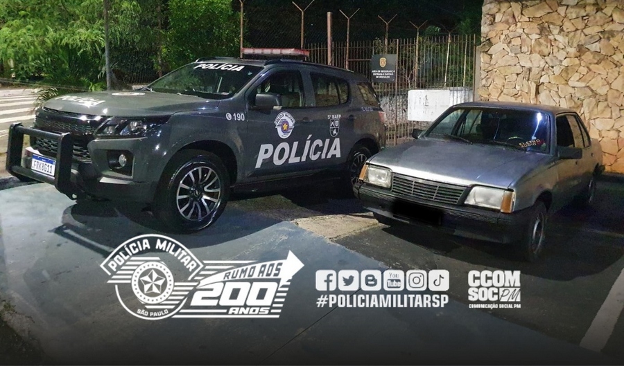 5º BAEP detém um indivíduo pelos crimes de furto, receptação e adulteração em Carapicuíba