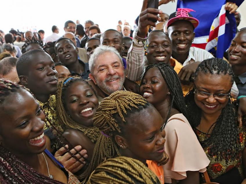 Lula falou aos militantes do movimento negro por videoconferência - Elineudo Meira