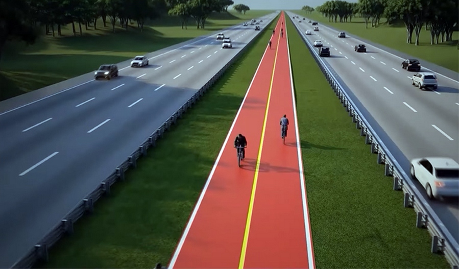 SP lança projeto da primeira ciclovia de longa distância em rodovia no Brasil