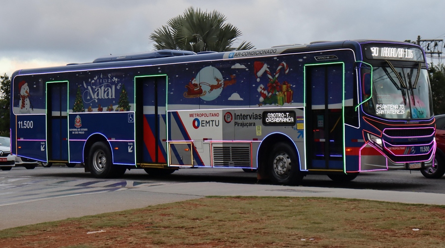 Confira como será a operação das linhas da EMTU no Natal e Ano Novo