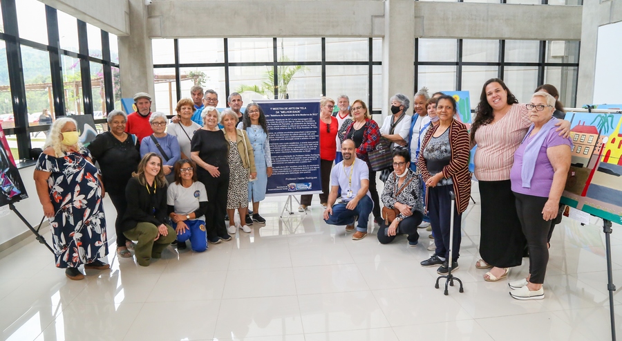 1ª Mostra de Pintura em Tela do CCI é inaugurada no Centro Administrativo de Santana 