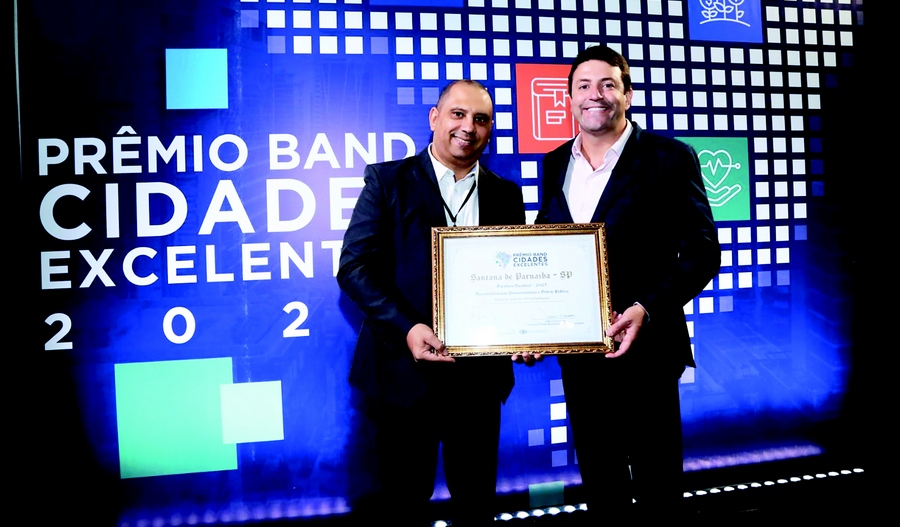 Santana de Parnaíba permanece como destaque em mais uma edição do Prêmio Band Cidades Excelentes